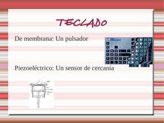 Componentes externos Monitor: