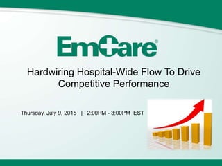 Hardwiring Hospital-Wide Flow To Drive
Competitive Performance
Thursday, July 9, 2015 | 2:00PM - 3:00PM EST
 