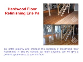 Wood Floor Refinishing | PPT
