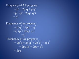 Hardy weinberg law | PPTX