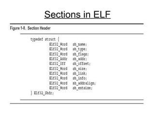 Sections in ELF 