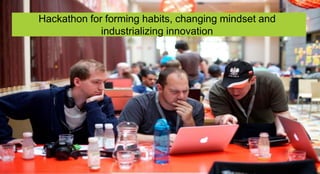 Master the fundamentals
HackathonHackathon for forming habits, changing mindset and
industrializing innovation
 