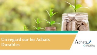 Les achats responsables