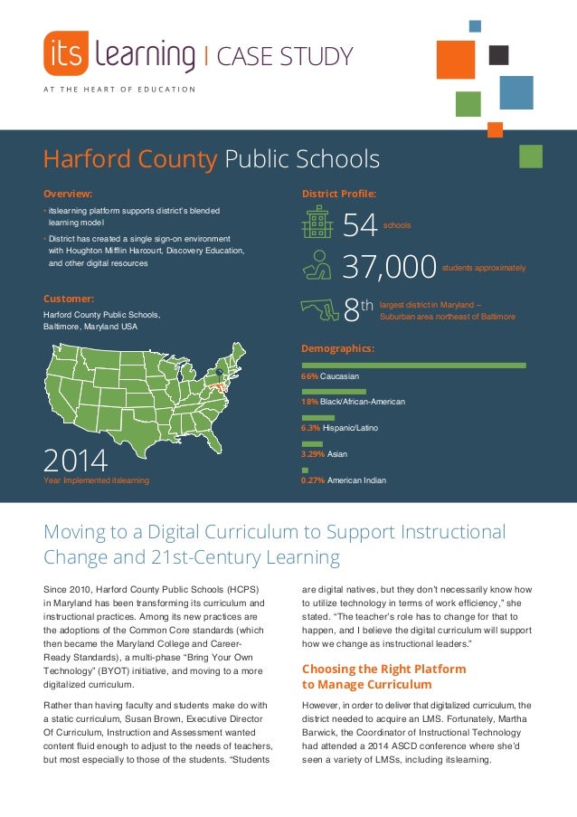 Harford County Public Schools Digital Curriculum Case Study