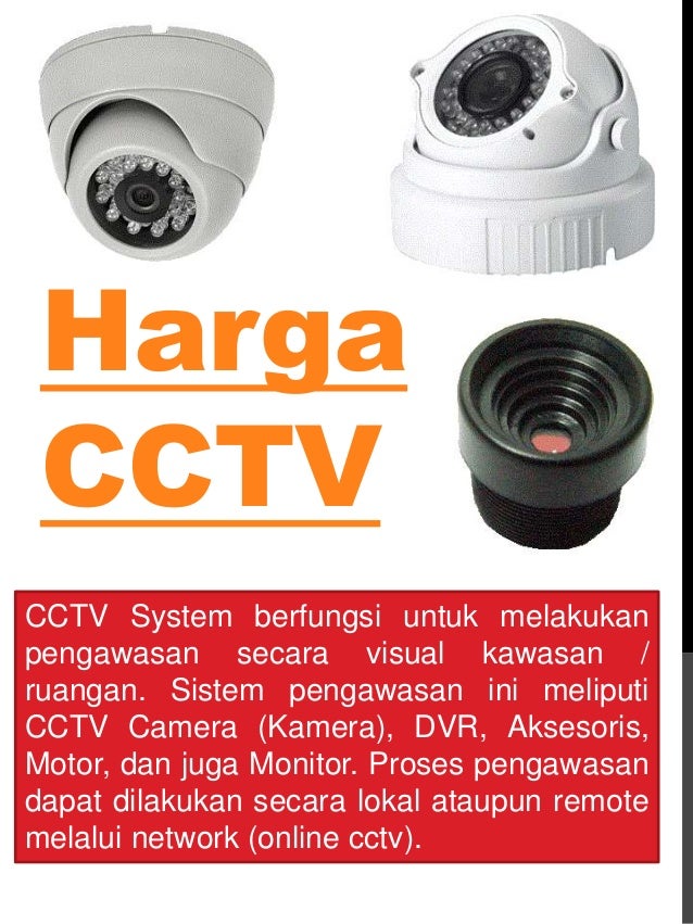 Paket Cctv Murah Dengan Harga 1 Kamera