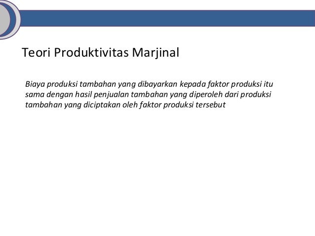 Harga Faktor Produksi