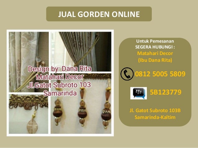 Wa 0812 5005 5809 (telkomsel), gorden terbaru dan harganya, model gor… Model gorden terbaru 2016 dan harganya