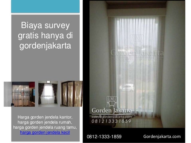 Harga gorden minimalis