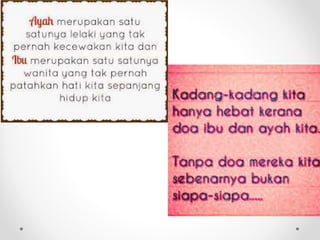 Hargai ibu bapa
