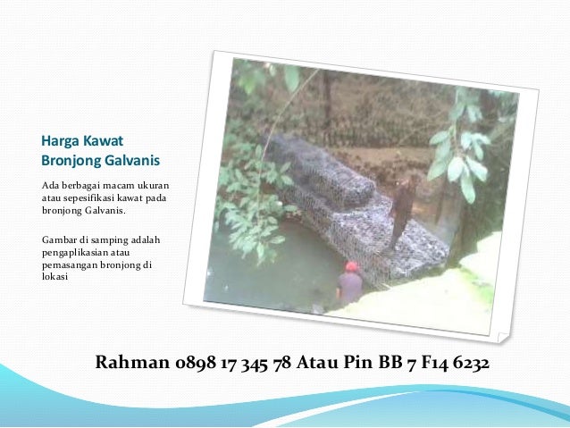 Harga kawat bronjong galvanis Harga kawat bronjong galvanis