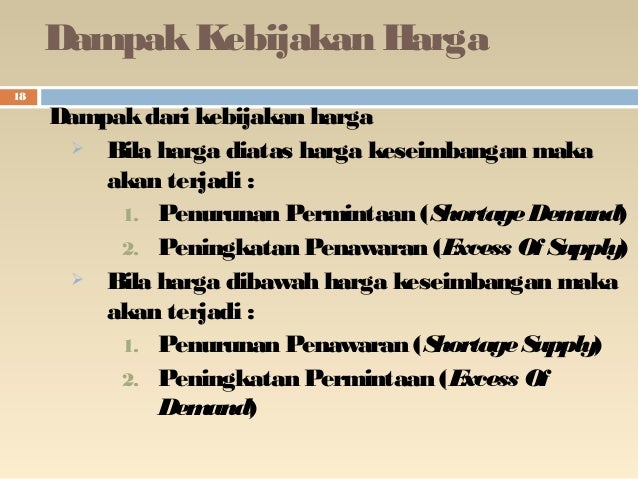 Harga keseimbangan