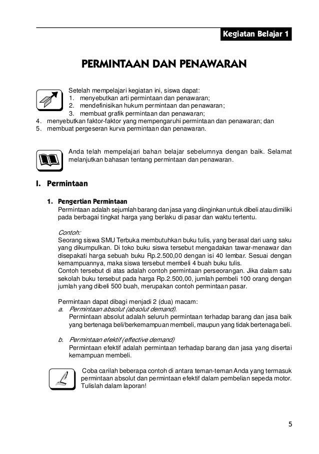 Harga Keseimbangan Pasar