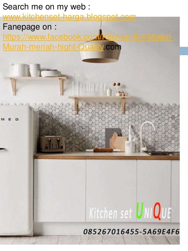  Harga  kitchen  set  bahan  hpl  kitchen  set  minimalis untuk 