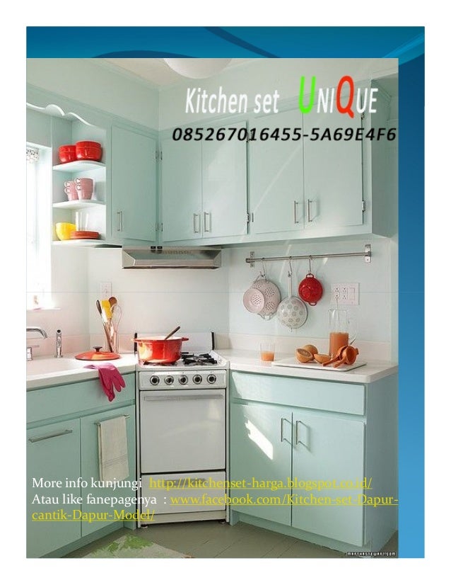  Harga  kitchen set  dapur  kecil kitchen set  minimalis  ruang sempit al 