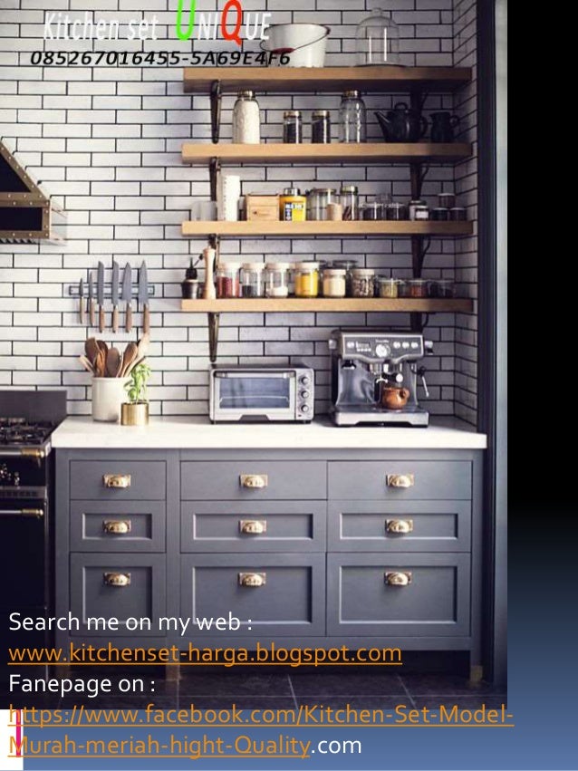  Harga  kitchen set  dapur  kecil kitchen set  minimalis  ruang sempit al 
