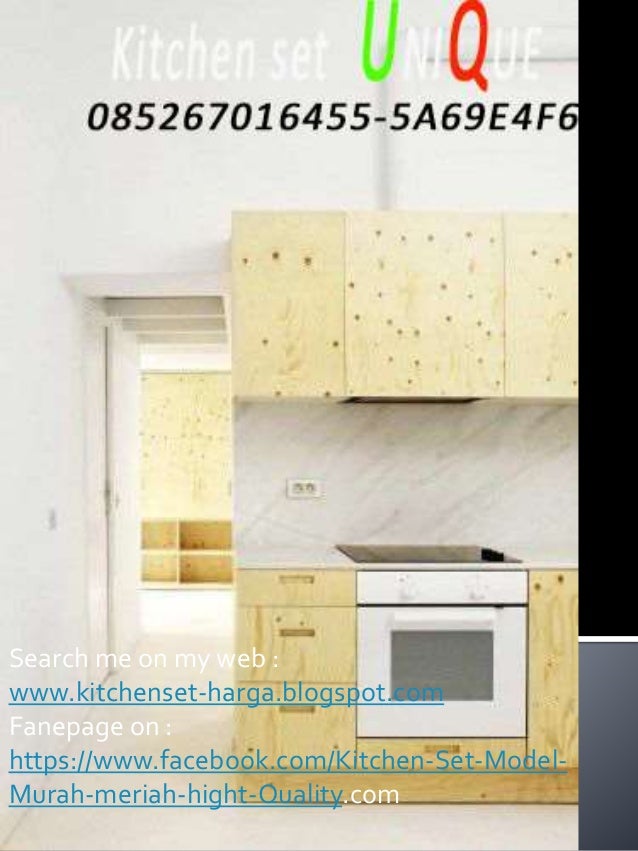  Harga  kitchen set rumah  sakit desain  kitchen set minimalis  apartemen 