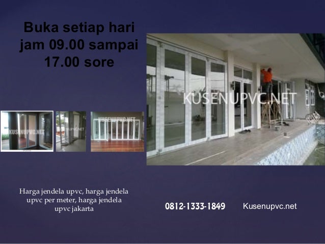 Harga Kusen Upvc Per Meter 2023
