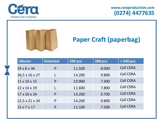 Harga Paperbag harga paper craft paperbag ceraproduction Harga Paperbag harga paper craft paperbag ceraproduction