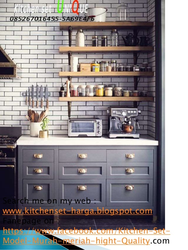 Harga per meter kitchen set finishing duco kitchen set 