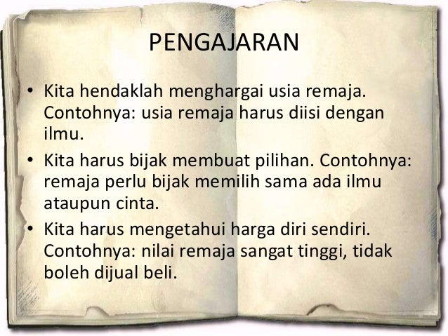 Sajak Harga Remaja Antologi Tingkatan 4