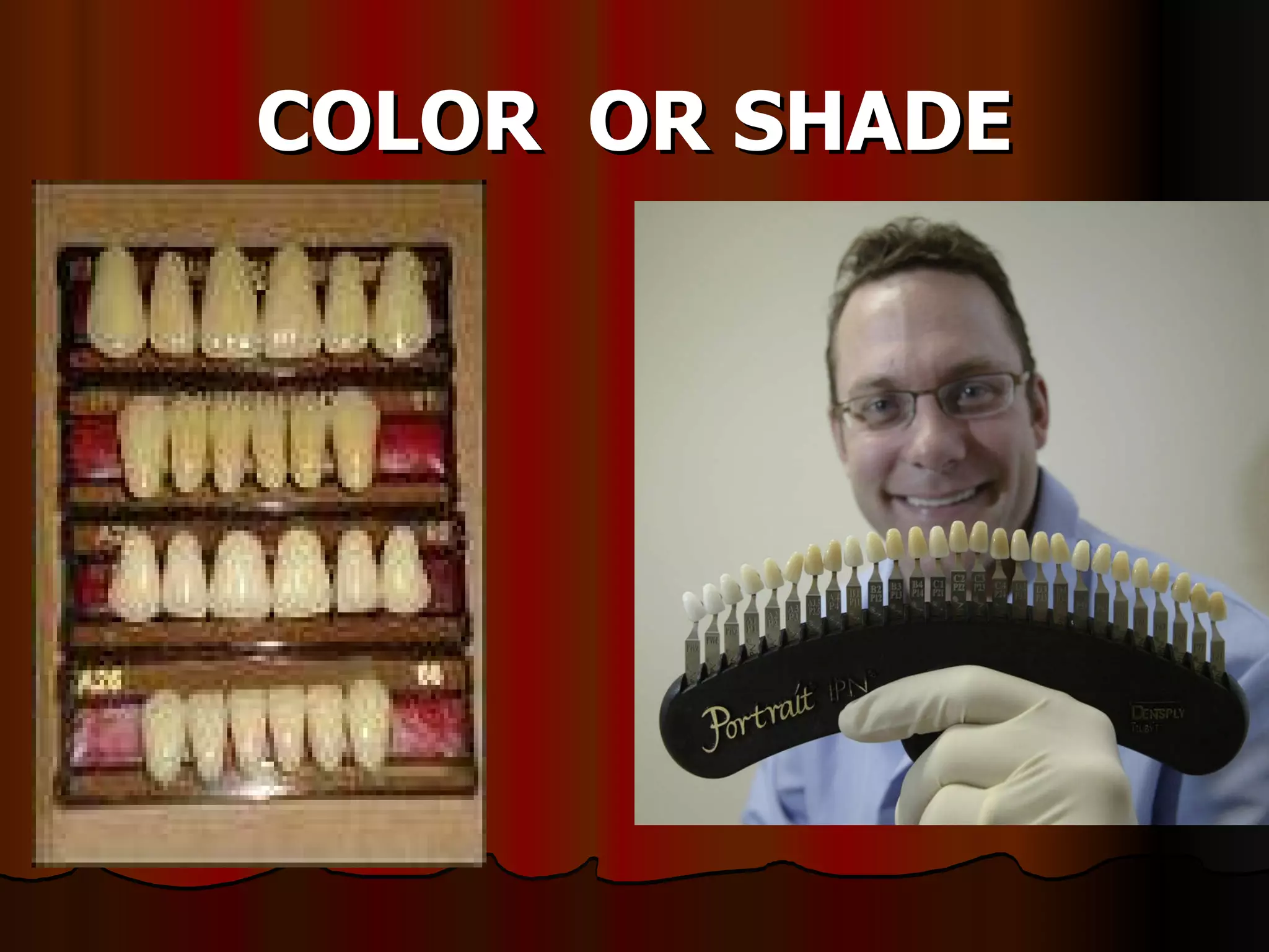 COLOR  OR SHADE 
