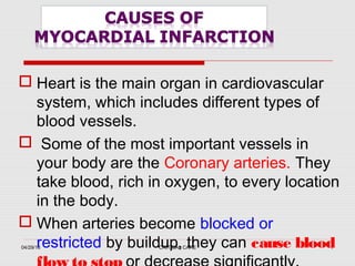 myocardial infaction etiology and pathogenisis  by Dr Harikrishna S