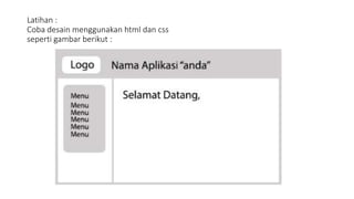 HTML dan CSS | PPTX