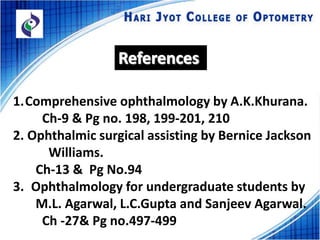 Intracapsular Cataract extraction | PPTX