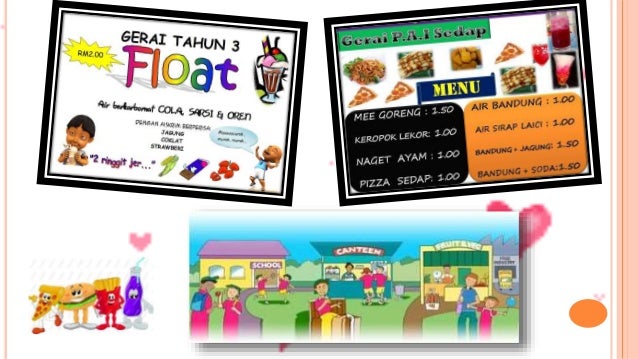 Contoh slide Hari kantin sekolah