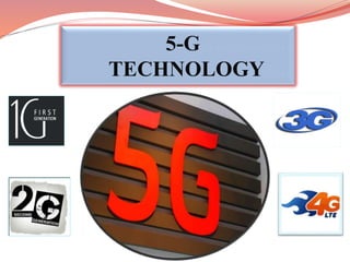 5-G………….
TECHNOLOGY….
 