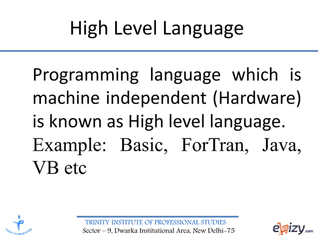Introduction to Programming Language using C | PPT