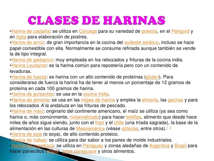 Harinas Harinas