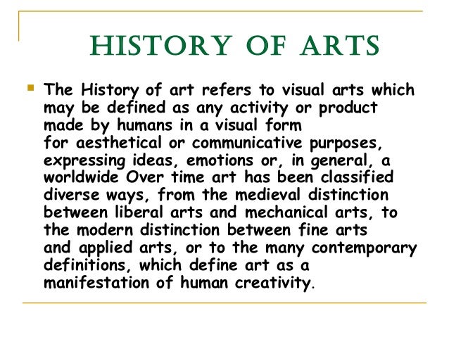 History Of Arts history-of-arts
