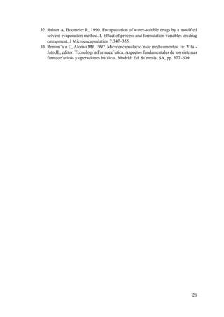 MICROENCAPSULATION PROJECT | PDF