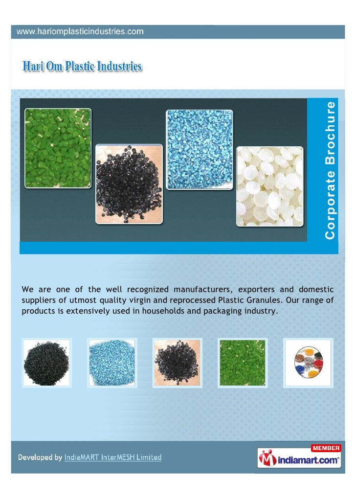 Hari Om Plastic Industries, Ahmedabad, Plastic Granules