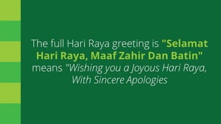Hari Raya Celebration | PDF