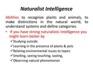 Multiple Intelligence | PPTX