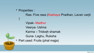 Haritaki drug ayurvedic important drug used for disease | PPTX