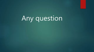 Any question
 