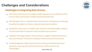 The Impact of Data Science on Business Strategy | IABAC | PDF