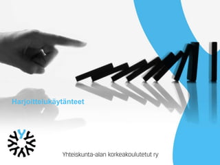 Harjoittelukäytänteet
 