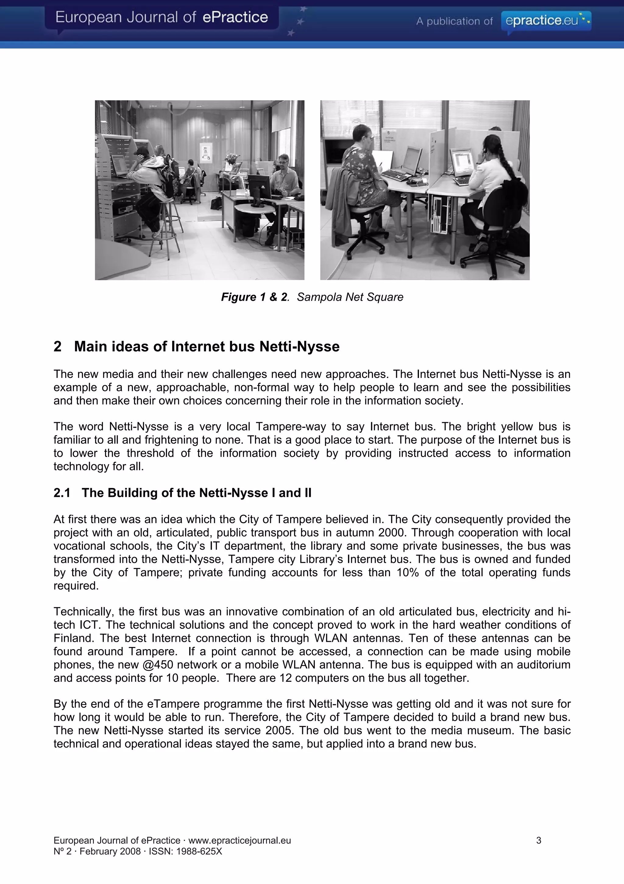 Surfing, creating and networking: Tampere City Library drives into the Information Society