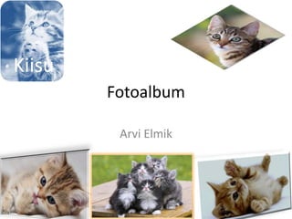 Fotoalbum
Arvi Elmik
Kiisu
 