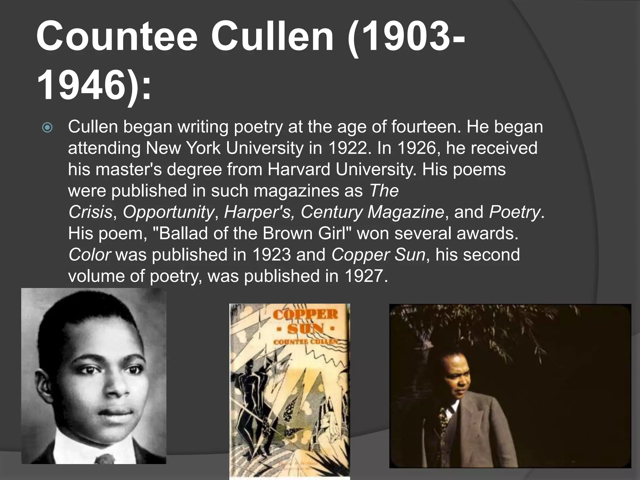 Harlem Renaissance | PPTX | Books and Literature