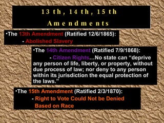 13th Amendment Process Harlem Renaissance (1 of 2) | PPT