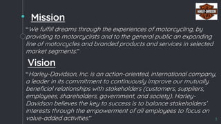 Harley Davidson Motorcycle Company | PPTX