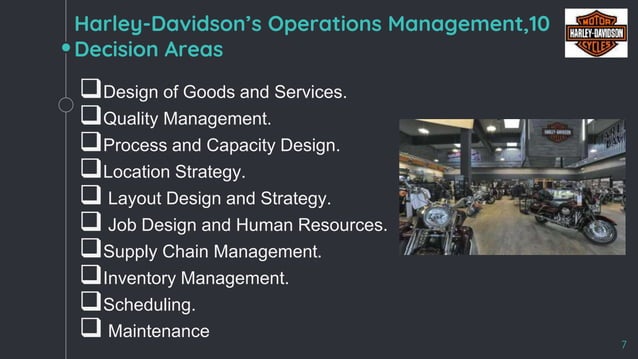 Harley Davidson Motorcycle Company | PPTX | Business | Business and Finance