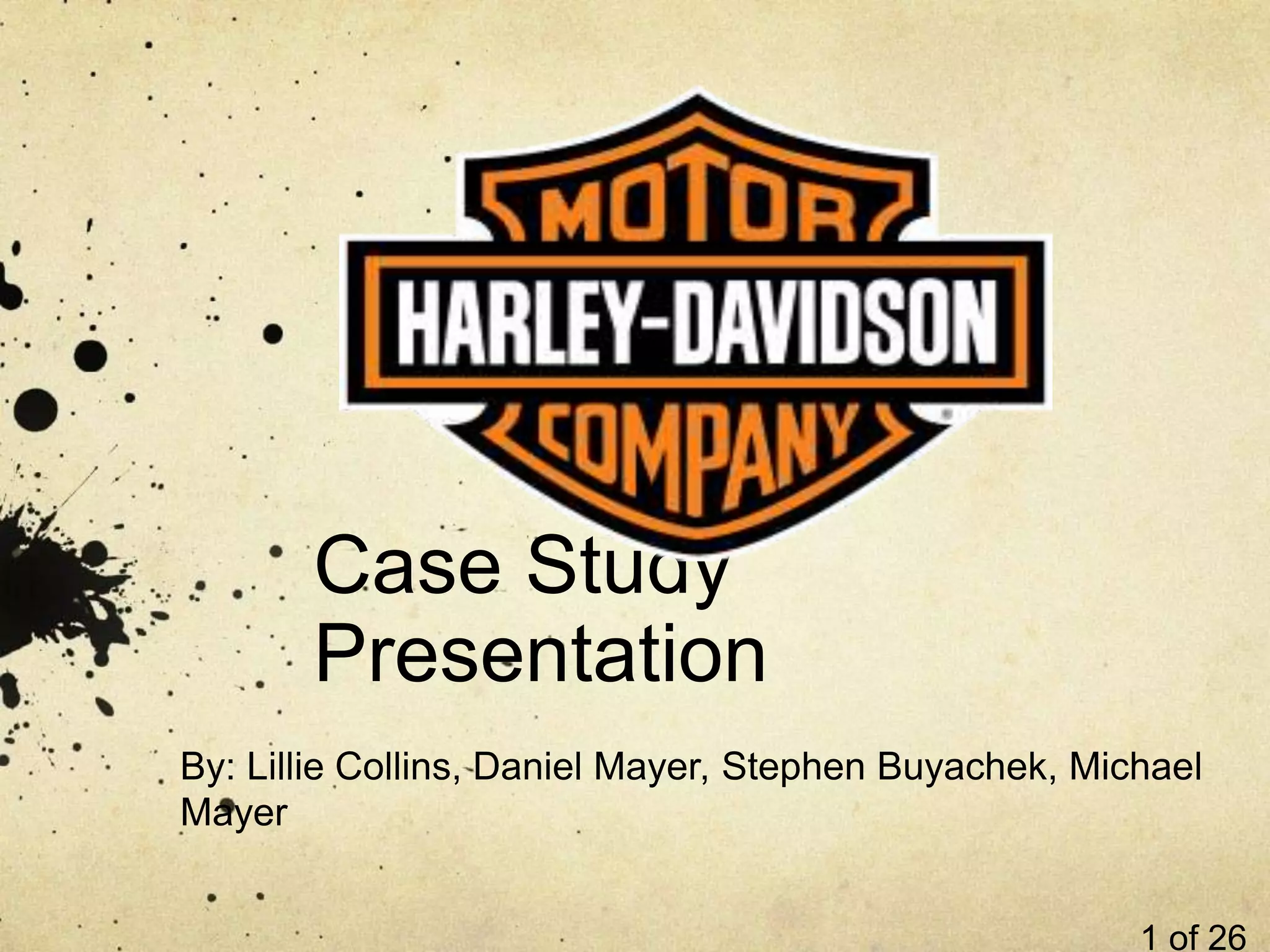 Harley davidson final | PPT