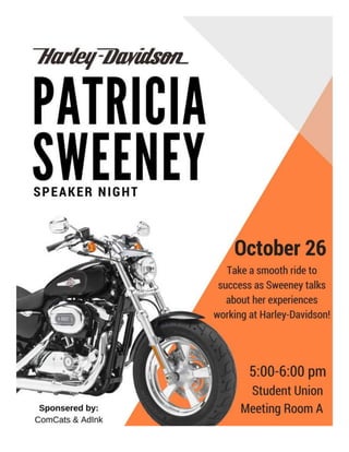 Harley Davidson Flyer for AdInk