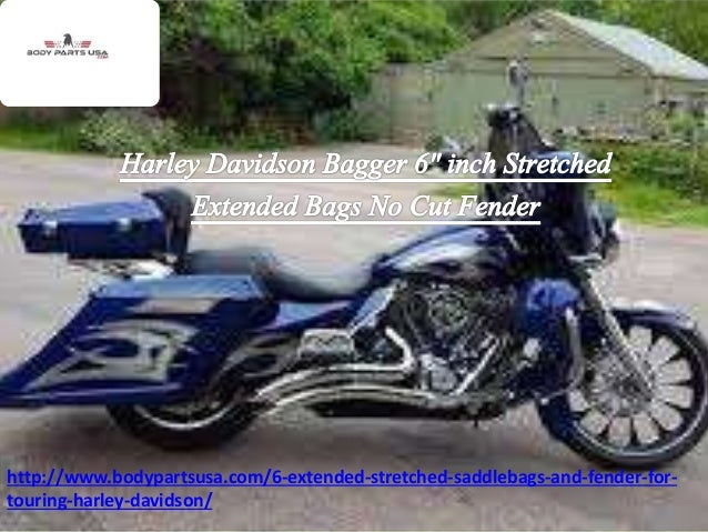 softail stretched bags